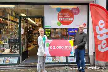 Twee vrienden winnen Lotto-jackpot van 2 miljoen euro