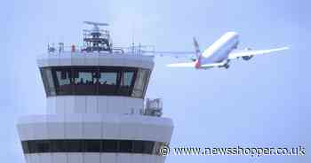 Which flights are scheduled to leave Gatwick South Terminal amid evacuation?