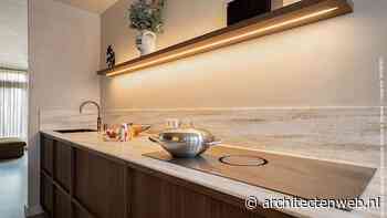 Moderne keuken met solid surface werkblad