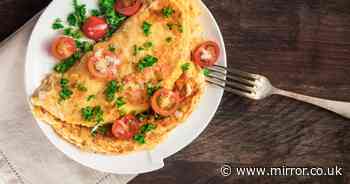 Air fryer omelette recipe is a 'breeze' to make and you don't need to flip it