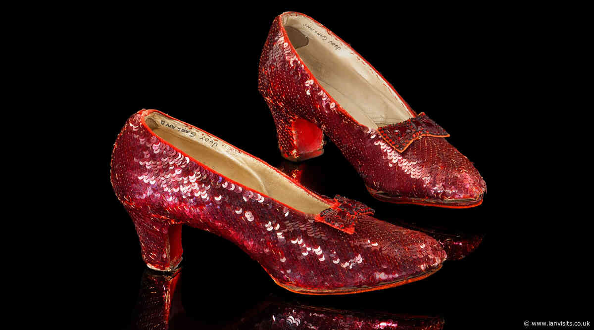 Judy Garland’s ruby slippers from The Wizard of Oz to go on display in London