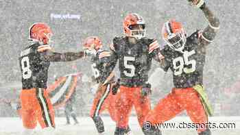 Recapping Jameis Winston's epic moments in Browns win over Steelers: From pregame speeches to snow angels