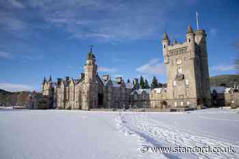 In Pictures: Balmoral blanketed in snow as Scotland faces worst of the cold snap