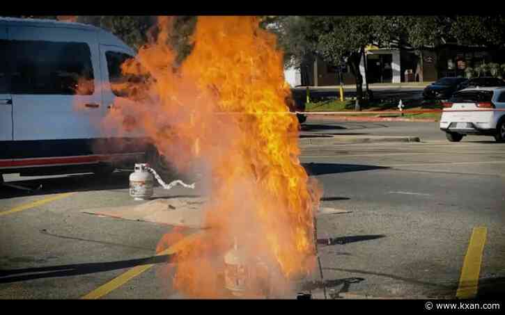 Video: AFD hosts Thanksgiving turkey fry safety demonstration