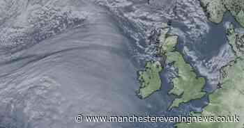 Met Office satellite images show Storm Bert 'brewing in the Atlantic' before it hits UK