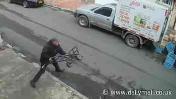 Motorcycle-riding thieves get WRECKED by neighbors serving street justice