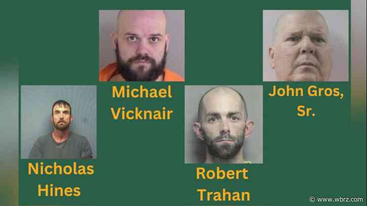 4 men from 4 parishes accused of soliciting sex from a minor arrested by state, parish authorities