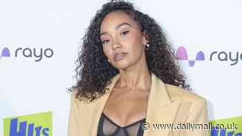 Leigh-Anne Pinnock puts on a racy display as she shows off her abs in a sexy sheer bra and nude shorts at Hits Radio Live in Birmingham