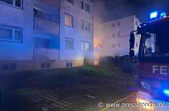 FW-DT: Brand in Mehrfamilienhaus - 2 Personen gerettet