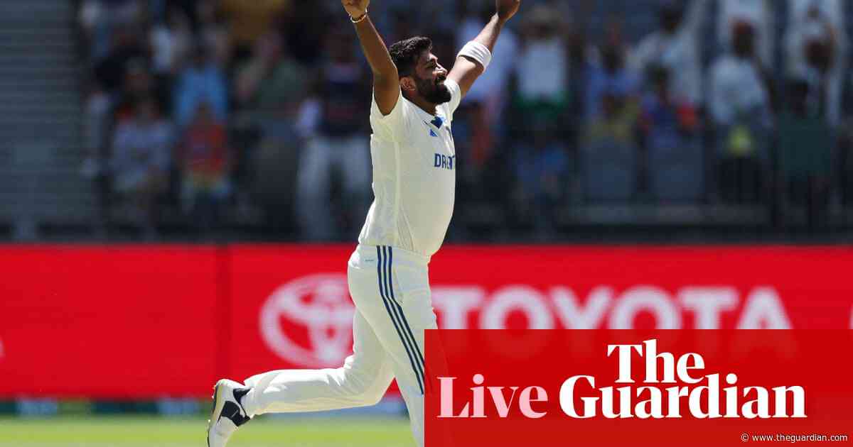 Australia v India: first men’s Test, day two – live