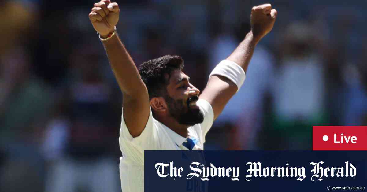 Live Test updates: Indian speedsters continue rout of Australia as Bumrah takes five