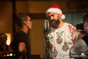 Listen to Jason and Kylie Kelce harmonize in sweet Christmas song