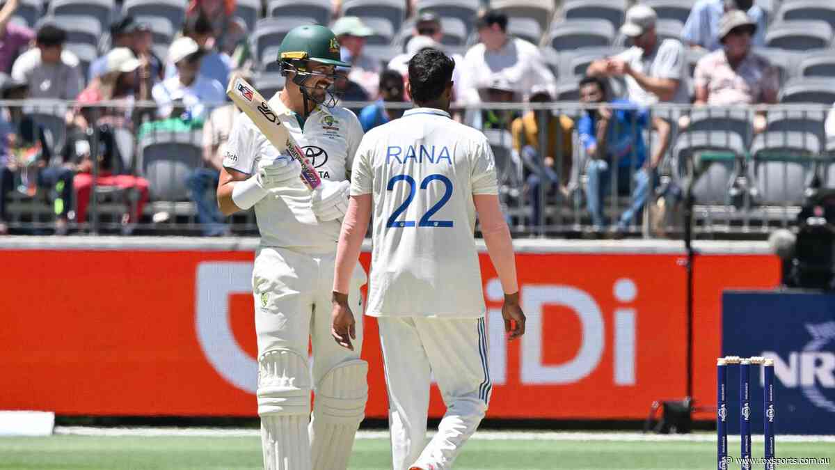 ‘I bowl faster’: Starc’s perfect reply to fiery Indian rookie as Aussies avoid all-time low — LIVE