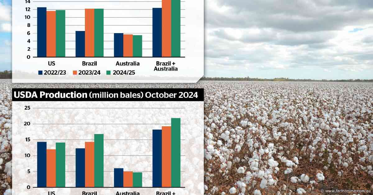 Brazilian cotton exports now eclipsing the United States