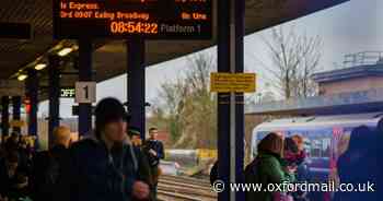 Train stations in Oxford still quieter than before the pandemic