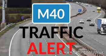 Delays on M40 near Oxford caused by broken down vehicle