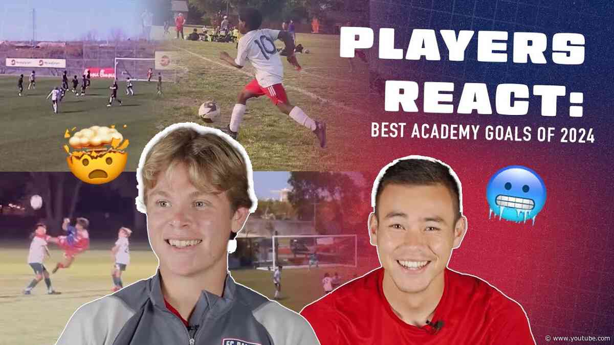 FC Dallas Players React: Best Academy Goals of 2024!