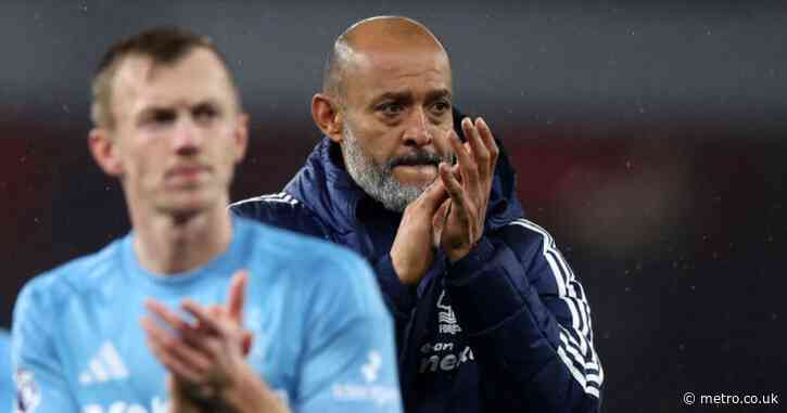 Nuno Espirito Santo names the three Arsenal players who ‘killed’ Nottingham Forest