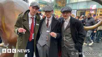 Flat caps galore at Tommy Shelby lookalike contest