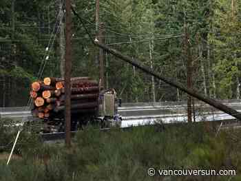 B.C. Hydro says power almost fully restored after windstorms