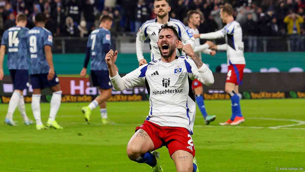 2. Fußball-Bundesliga: Hamburger SV verspielt 2:0-Führung gegen Schalke 04