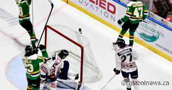 Sam Dickinson powers the London Knights past the Spirit in Saginaw