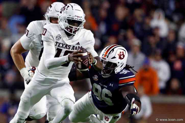 Auburn upsets No. 15 Texas A&M 43-41 in 4OT thriller, ending wild day in SEC