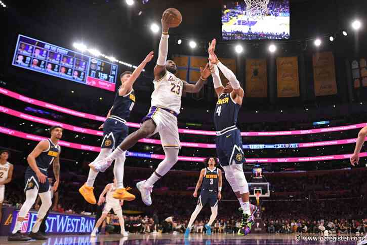 Lakers’ struggles continue against Nuggets in home loss