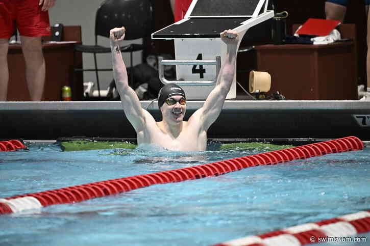 Brown’s Jack Kelly Splits 22.76 50 Breast In Bruno Invite Night 3