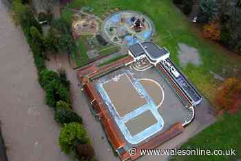 Pontypridd Lido devastated in Storm Bert flooding