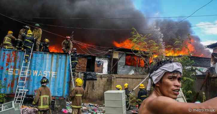 Thousands left homeless after huge fire breaks out in major city