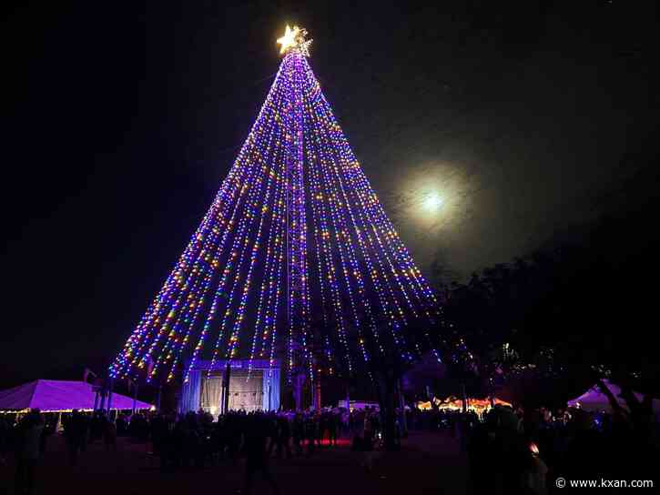 Tree lighting celebrations in Central Texas