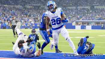 WATCH: Lions' Jahmyr Gibbs mimics Allen Iverson's iconic NBA Finals step-over of Tyronn Lue after TD vs. Colts