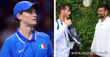 Jannik Sinner refuses to answer question about Andy Murray and Novak Djokovic