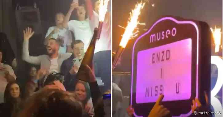 Leicester City stars party in nightclub hours after Chelsea defeat and laugh next to Enzo Maresca message