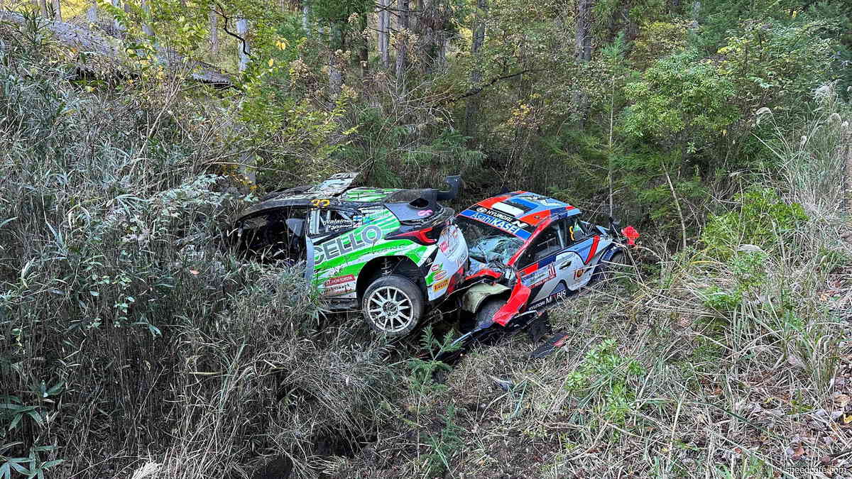 Terrifying near-death moment mars WRC decider