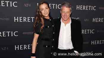 Hugh Grant, 64, and stunning wife Anna Eberstein, 41, look so loved up in latest red carpet appearance