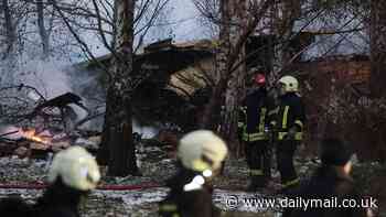 Plane crash kills one person after DHL cargo flight crashes into a house as it approached Vilnius Airport