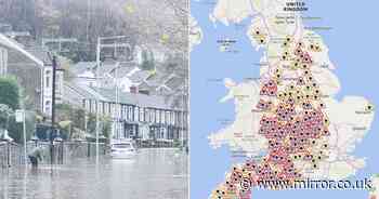 Flood map in full with 227 alerts after Storm Bert ravages UK - full list of alerts