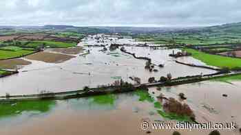 Floods latest: UK braces for more flooding today with over 180 weather warnings as Storm Bert wreaks havoc on trains after leaving homes and roads under water