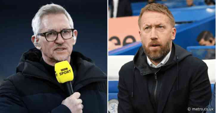 Gary Lineker tells Leicester to snub Graham Potter and hire former England boss