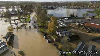 Floods latest: UK warned of more flooding this week with rivers set to rise today as Storm Bert wreaks havoc on trains after leaving homes and roads under water