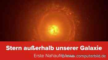 Stern außerhalb unserer Galaxie: Erste Nahaufnahme