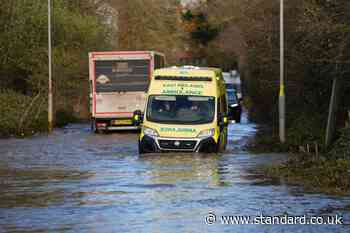 Danger to life warning in place as people evacuate flooded holiday park