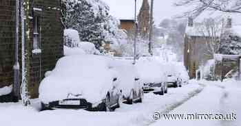 New snow maps turn purple as UK set to be blitzed by -15C Arctic blast in days