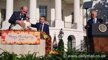 Lame duck pardons turkeys: Biden gives Blossom and Peach a reprieve from being a Thanksgiving dinner