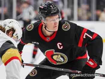 Ottawa Senators coach Travis Green comes to defence of captain Brady Tkachuk