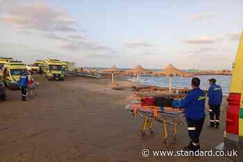 Red Sea yacht sinking: Sixteen missing 'including two Brits' in Egypt tourist boat tragedy