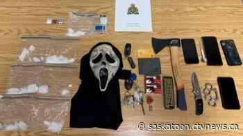 Sask. RCMP seize 'Scream Mask,' illicit items following high-speed chase