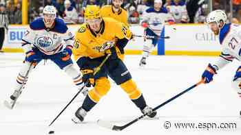 Penguins acquire Tomasino from Preds for '27 pick